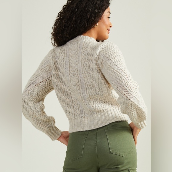 Altar’d State Arden Cable Knit Sweater - Picture 2 of 5